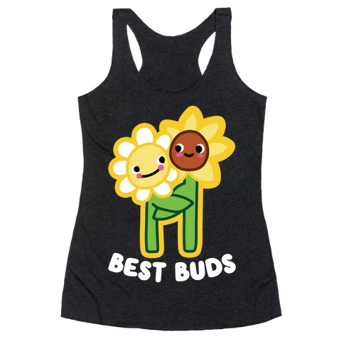 Best Buds (Flower Friends) Racerback Tank Top
