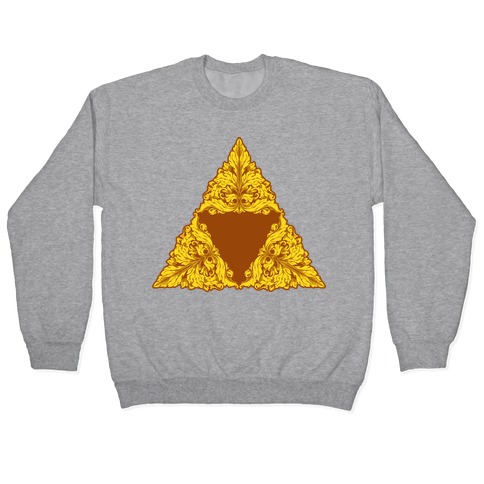 Floral Triforce Pullover