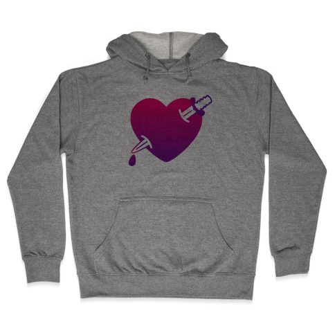 Heart and Dagger Hooded Sweatshirt