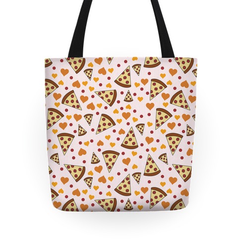 Pizza Love Tote Totes | LookHUMAN