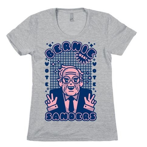 Anime Bernie Sanders Womens T-Shirt
