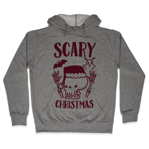 Scary Christmas Hooded Sweatshirt