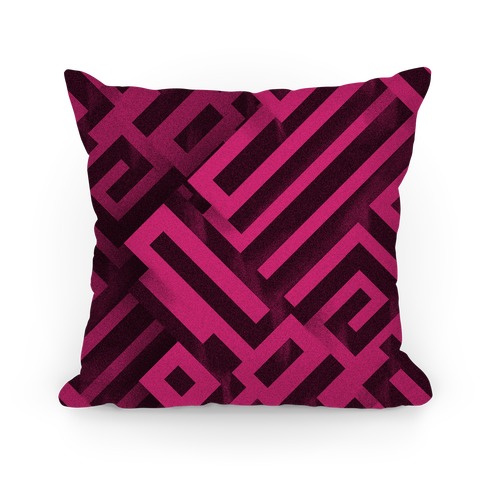Bismuth Maze Pillow