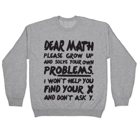 Dear Math Pullover