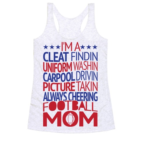 Football Mama' Woman's Ideal Racerback Tank – TheHallofFun