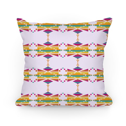 Aztec Print Pattern Pillow