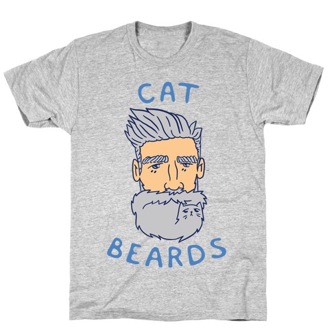 Grey Cat Beards T-Shirt