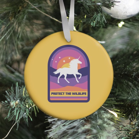 Protect The Wildlife (Unicorn) Ornament