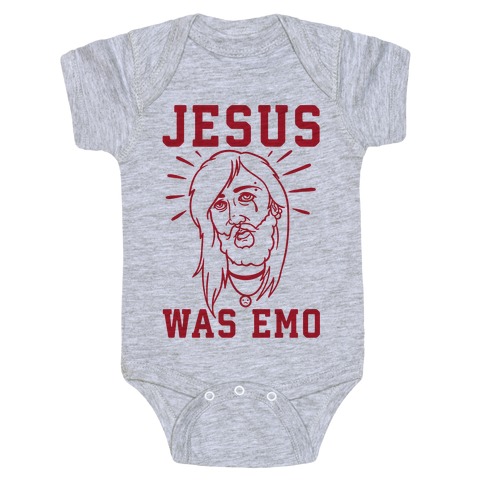 Jesus Was Emo Baby One-Piece