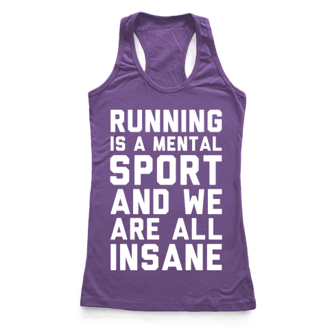 running is mental t shirt