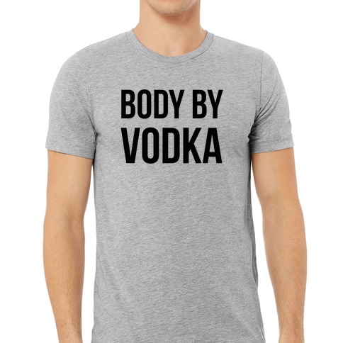 I LOVE VODKA' Unisex Poly Cotton T-Shirt