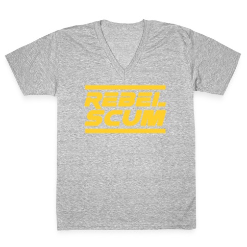 Rebel Scum V-Neck Tee Shirt