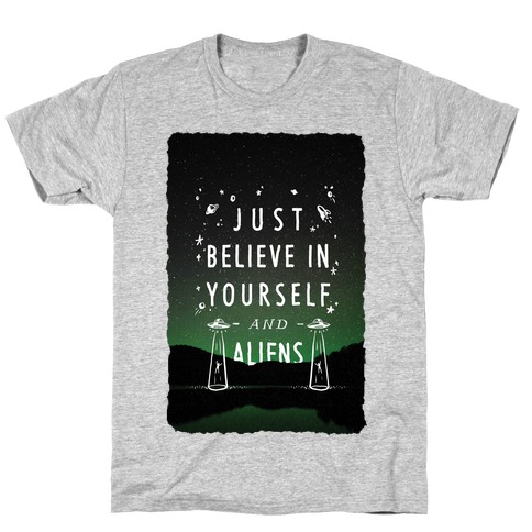 be yourself alien shirt