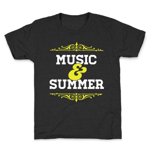 Music & Summer Kids T-Shirt