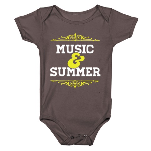 Music & Summer Baby One-Piece