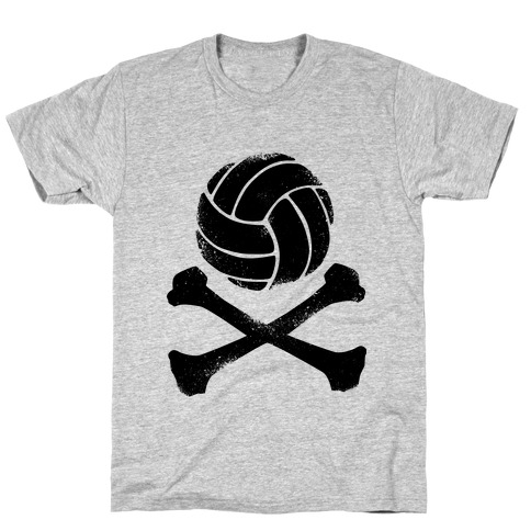 Volleyball and Crossbones (Vintage) T-Shirt