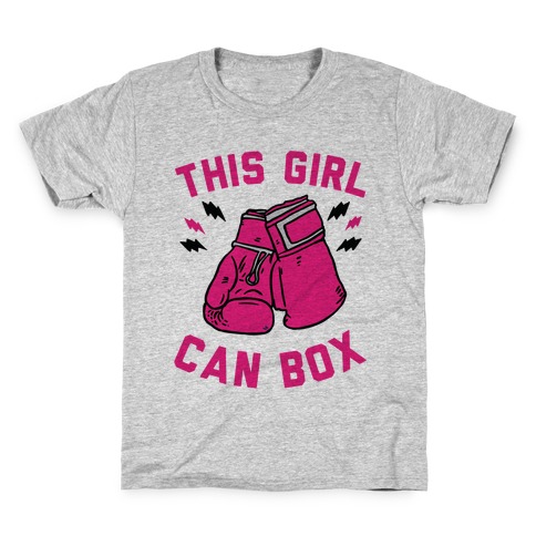 This Girl Can Box Kids T-Shirt