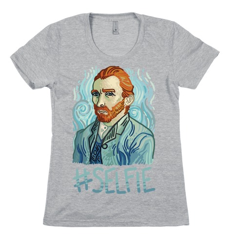 Van Gogh Selfie Womens T-Shirt