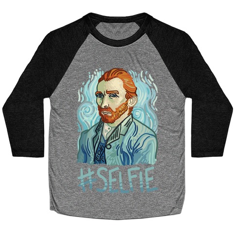 Van Gogh Selfie Baseball Tee