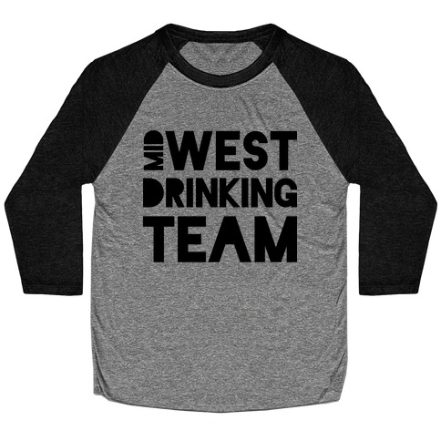 Midwest Drinking Team Baseball Tee