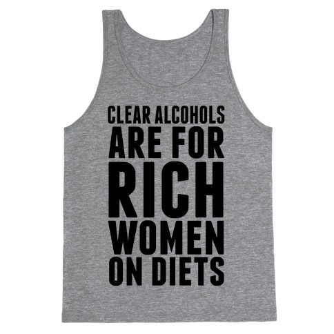 Clear Alcohol Tank Top