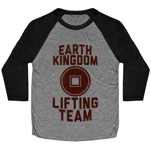 Earth Kingdom Lifting Team Baseball Tee