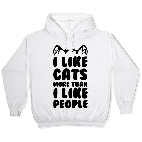 i like cats hoodie