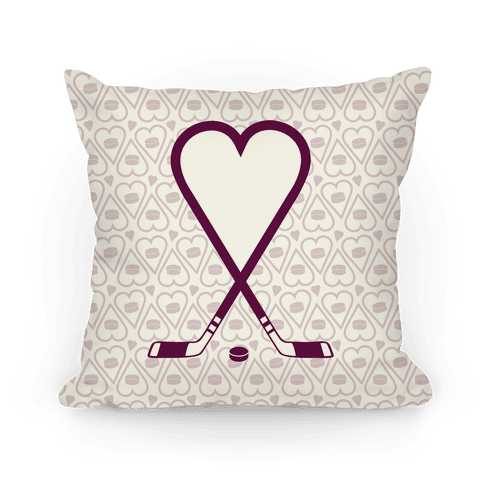 Love Hockey Pillows | LookHUMAN