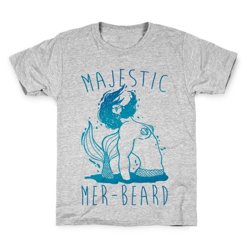 Majestic Mer-Beard Kids T-Shirt