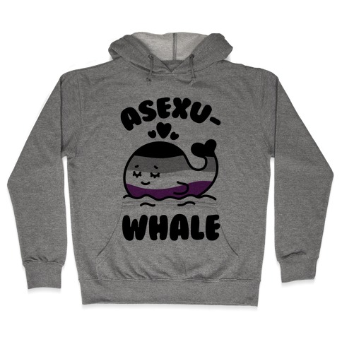Asexu-WHALE Hooded Sweatshirt