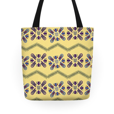 Floral Transformers Pattern Tote