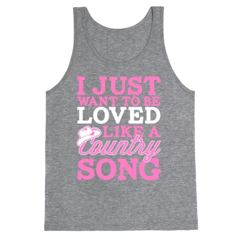 Country Song Love Tank Top