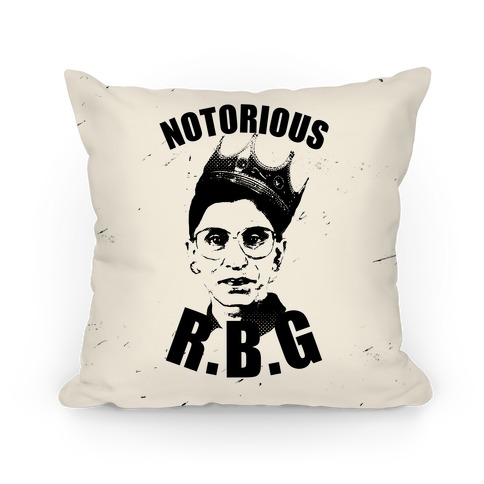 Notorious R.B.G. Pillow