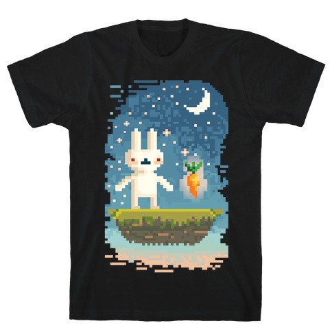 Pixel Bunny and Pixel Carrot T-Shirt
