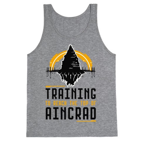 Training to Reach the Top of Aincrad Tank Top