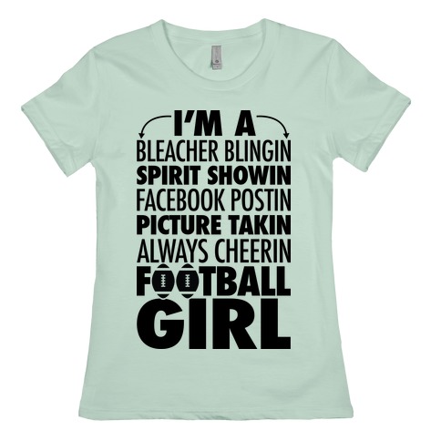 Football Girl T-Shirts | LookHUMAN