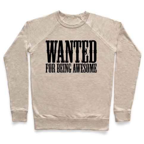 Wanted: For Being Awesome Pullover