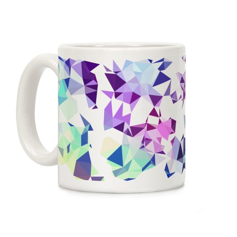 Rainbow Geometry Coffee Mug
