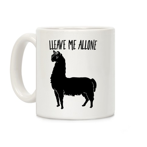 Leave Me Alone Llama Coffee Mug