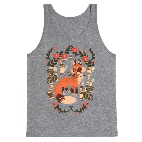 Fox In The Forest Tank Top