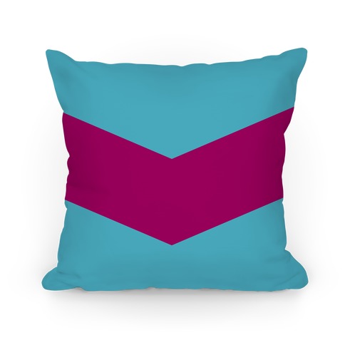 Pink Chevron Stripe Pillow Pillow