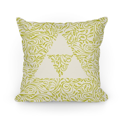 Subtle Triforce Pattern Pillow
