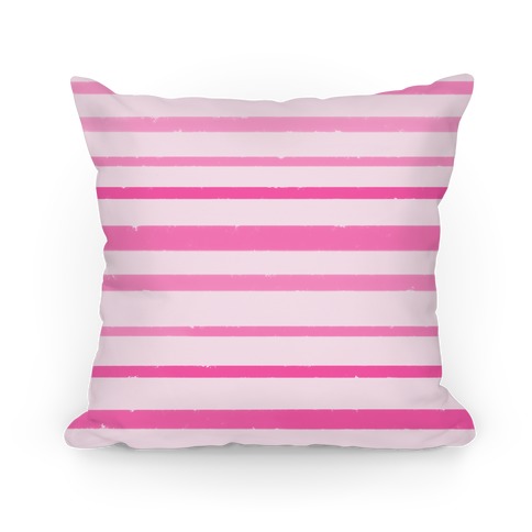 Watercolor Stripe Pattern Pillow
