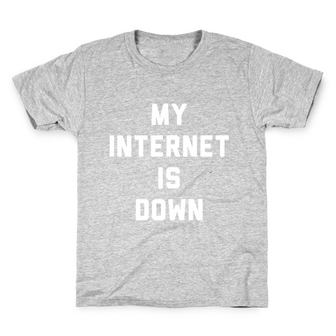 Introvert - My Internet is Down Kids T-Shirt