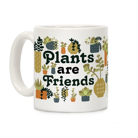 Plants Are Friends Retro Coffee Mug
