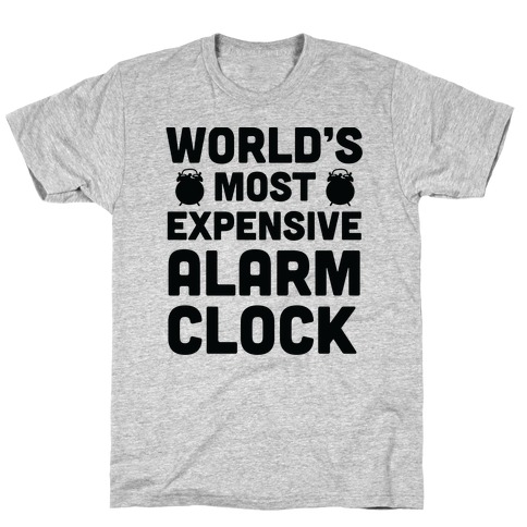World's Most Expensive Alarm Clock T-Shirt
