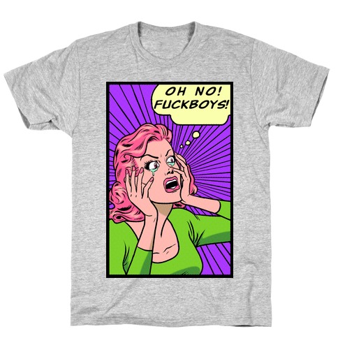 Retro Comic Girl (Oh No! F***boys!) T-Shirt