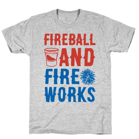 Fireball and Fire Works T-Shirt
