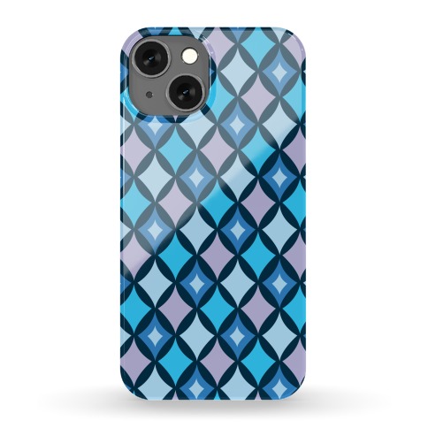 Diamond Pattern Case (Blue) Phone Case