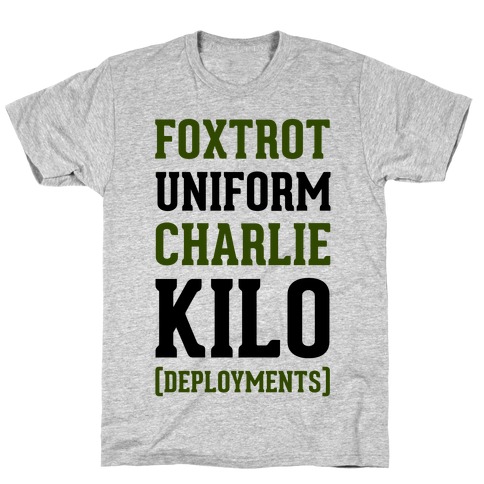 foxtrot uniform charlie kilo shirt